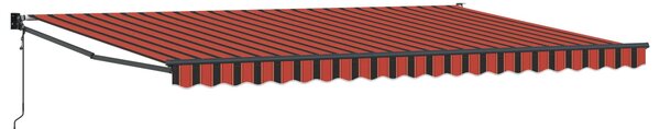 Nadstrešnica Narančasta i smeđa 500 x 300 x 165 cm - Narančasta / 500 x 300 x 165 cm
