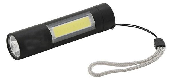 LED Baterijska svjetiljka LED/400mAh crna