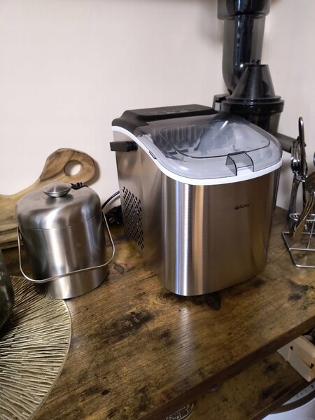 Barski aparat za izdelavo ledenih kock 1200ml ledomat inox akcija