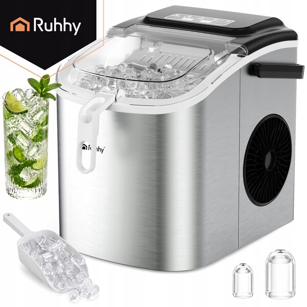 Barski aparat za izdelavo ledenih kock 1200ml ledomat inox akcija
