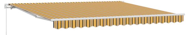Nadstrešnica 400 × 300 cm Poliester - Crna / 400 × 300 cm