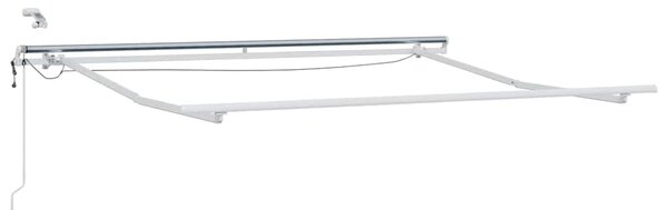 Skrovita tenda Zelena i žuta 300 x 250 cm Poliester i metal - Zelena / 300 x 250 cm