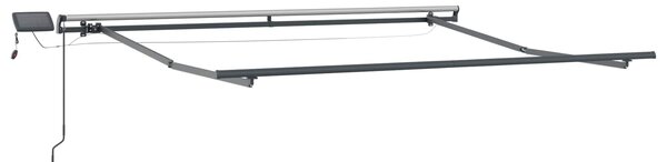 Skrovita tenda Crvena 300 x 250 cm tkanina - Crvena / 300 x 250 cm