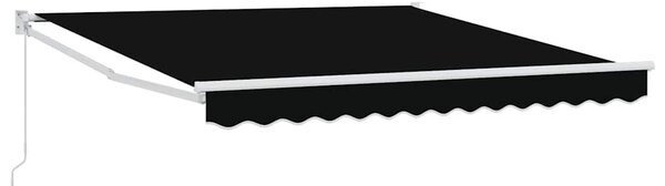 Nadstrešnica Crna 300 x 250 x 165 cm Poliester - Crna / 300 x 250 x 165 cm