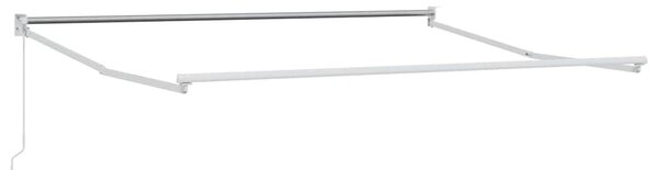 Skrovita tenda Crvena i bijela 350 x 250 cm - Crvena / 350 x 250 cm