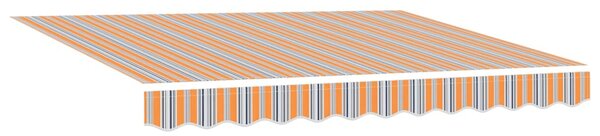 Skrovita tenda Šareni 350 x 250 cm Poliester i aluminij - Višebojno / 350 x 250 cm