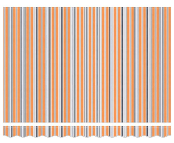 Skrovita tenda Šareni 350 x 250 cm Poliester i aluminij - Višebojno / 350 x 250 cm