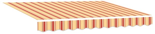 Skrovita tenda Žuta 350 x 200 cm tkanina - Žuta / 350 x 200 cm