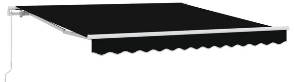 Nadstrešnica Crna 300 x 250 x 165 cm Poliester - Crna / 300 x 250 x 165 cm