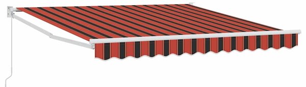 Nadstrešnica Narančasta i smeđa 350 x 250 x 165 cm Poliester - Narančasta / 350 x 250 x 165 cm