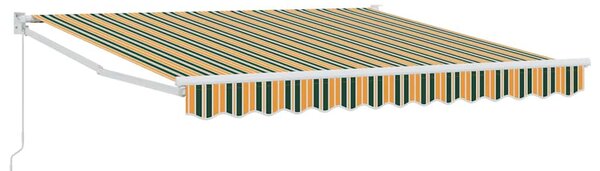 Nadstrešnica Zelena i žuta 300 x 250 x 165 cm Poliester - Zelena / 300 x 250 x 165 cm
