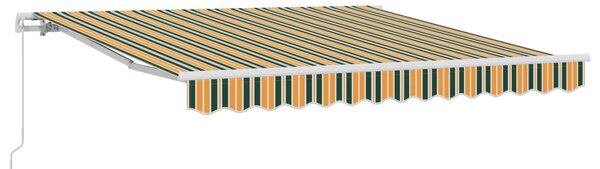 Nadstrešnica Zelena i žuta 300 x 250 x 165 cm Poliester - Zelena / 300 x 250 x 165 cm