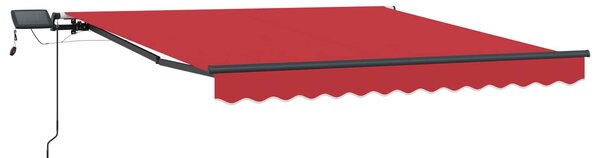 Skrovita tenda Crvena 300 x 250 cm tkanina - Crvena / 300 x 250 cm