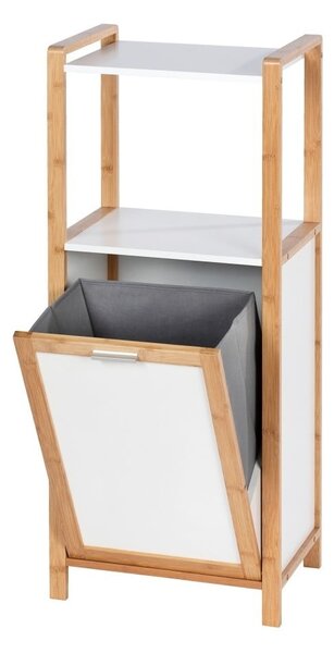 Bijela/u prirodnoj boji od bambusa kupaonska polica 40x95 cm Finja – Wenko