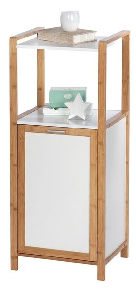 Bijela/u prirodnoj boji od bambusa kupaonska polica 40x95 cm Finja – Wenko