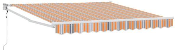 Skrovita tenda Šareni 300 x 250 cm Poliester i aluminij - Višebojno / 300 x 250 cm