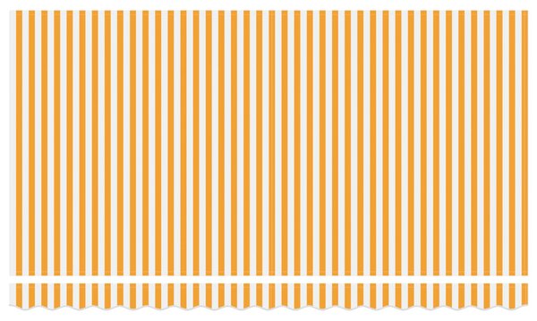 Skrovita tenda Žuta 400 x 200 cm tkanina - Žuta / 400 x 200 cm