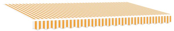 Skrovita tenda Žuta 400 x 200 cm tkanina - Žuta / 400 x 200 cm