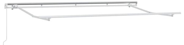 Skrovita tenda Smeđa 400 x 200 cm tkanina - Smeđa / 400 x 200 cm