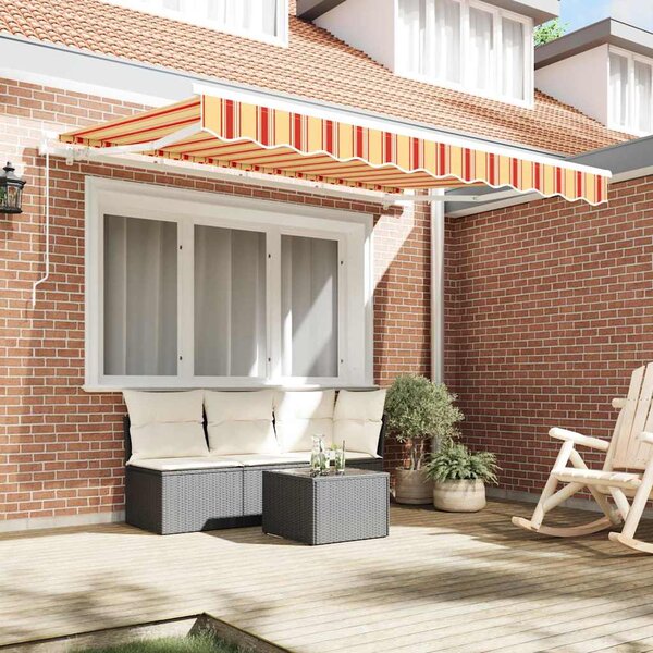 Skrovita tenda Žuta 350 x 200 cm tkanina - Žuta / 350 x 200 cm