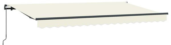Skrovita tenda Krema 350 x 200 cm tkanina - Krem / 350 x 200 cm