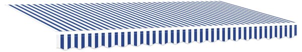 Skrovita tenda Plava 350 x 200 cm tkanina - Plava / 350 x 200 cm