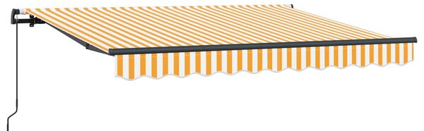 Skrovita tenda Žuta 250 x 200 cm tkanina - Žuta / 250 x 200 cm