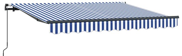 Skrovita tenda Plava 250 x 200 cm tkanina - Plava / 250 x 200 cm