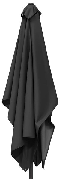 Vrtni suncobran 200 x 300 cm Poliester Pravokutni Antracit - Antracit / 200 x 300 cm
