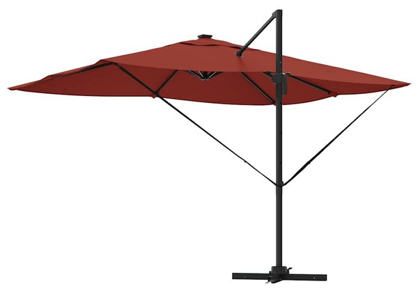 Suncobran Terakota 352 x 251 x 265 cm Poliester i aluminij - Cinober / 352 x 251 x 265 cm