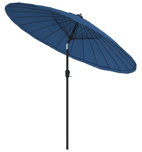 Vanjski suncobran s aluminijskim stupom 270 cm azurnoplavi - Plava / N/A