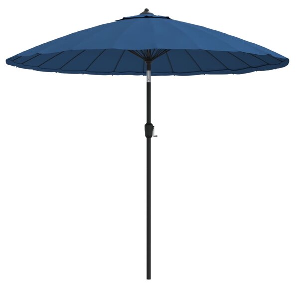 Vanjski suncobran s aluminijskim stupom 270 cm azurnoplavi - Plava / N/A