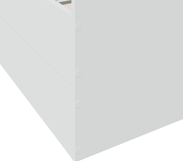 Okvir kreveta s ladicama bez madraca bijeli 150x200 cm - Bijela / 150 x 200 cm