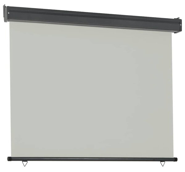 Balkonska bočna tenda 125 x 250 cm siva - Siva / 125 x 250 cm
