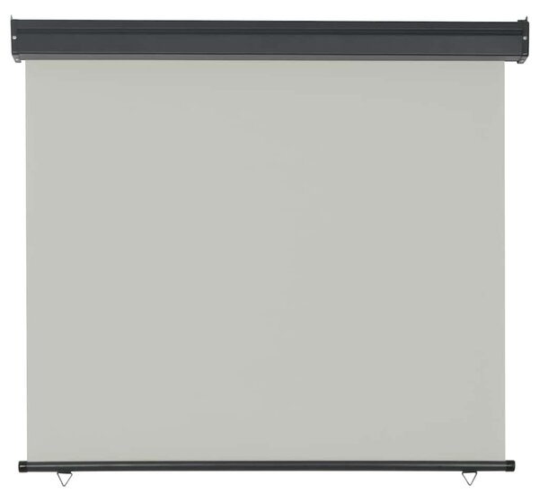 Balkonska bočna tenda 125 x 250 cm siva - Siva / 125 x 250 cm