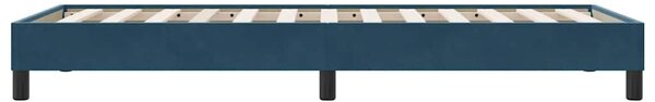 Box Spring krevet bez madraca tamnoplavi 80x210 cm samt - Plava / 80 x 210 cm