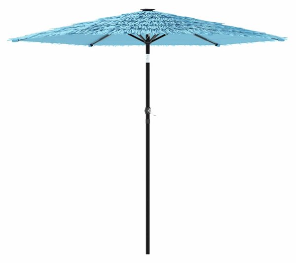 Vrtni suncobran s čeličnom šipkom plavi 268x268x226 cm - Plava / 268 x 268 x 226 cm