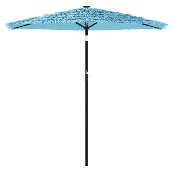 Vrtni suncobran s čeličnom šipkom plavi 268x268x226 cm - Plava / 268 x 268 x 226 cm