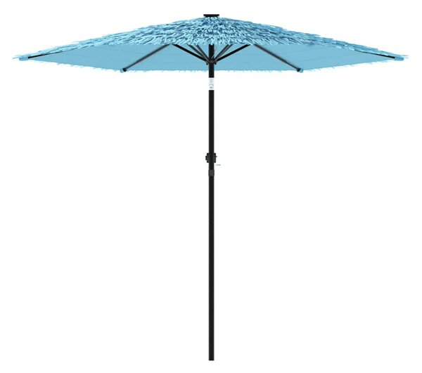 Vrtni suncobran s čeličnom šipkom plavi 268x268x226 cm - Plava / 268 x 268 x 226 cm