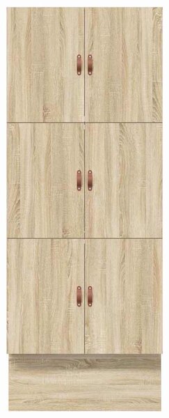 Krevet s ladicama Sonoma hrast 100 cm Konstruirano drvo - Smeđa / 100 cm