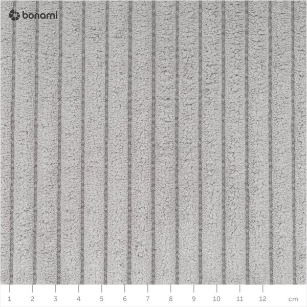 Svijetlo siva sklopiva sofa od samta 245 cm Nihad – Bobochic Paris