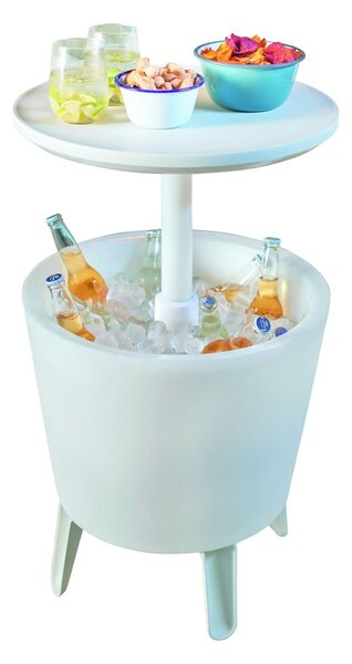 Okrugao vrtni stol s prostorom za led 49.5x49.5 cm Illuminated cool – Keter