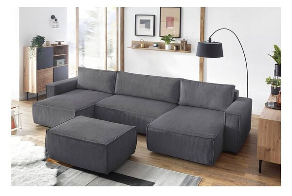 Tamno sivi tabure od samta Nihad – Bobochic Paris