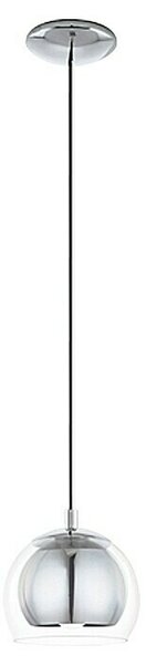 Eglo Okrugla viseća svjetiljka Rocamar (Visina: 110 cm, Krom, 40 W)