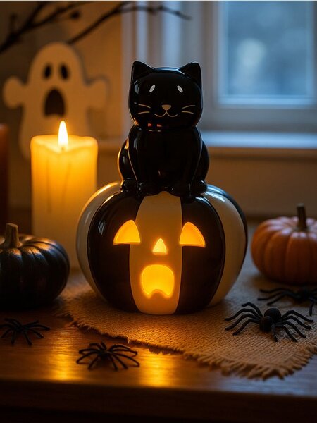 Sinsay - LED keramička stolna lampa s Halloween motivom