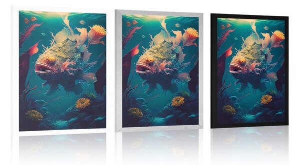 Plakat nadrealistička grdobina mrkulja