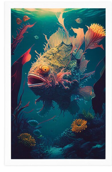Plakat nadrealistička grdobina mrkulja