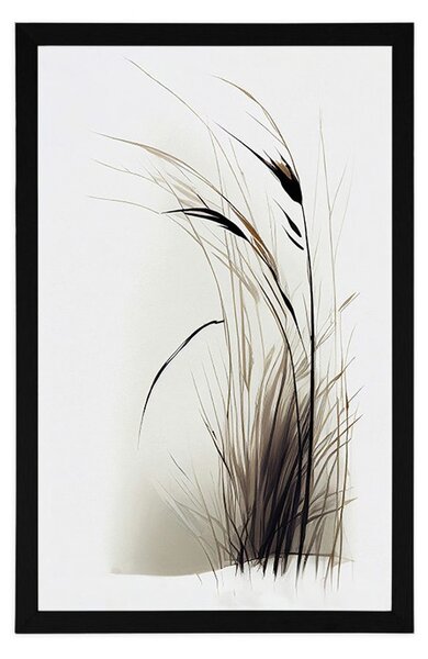 Plakat minimalistička suha trava