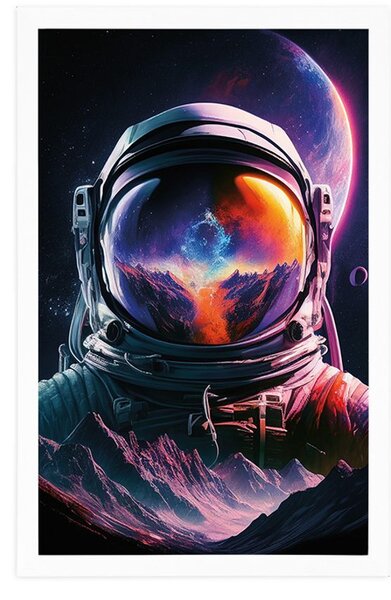 Plakat portret astronauta