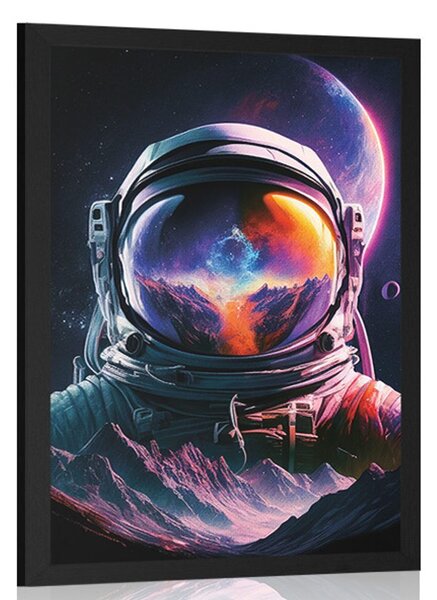 Plakat portret astronauta